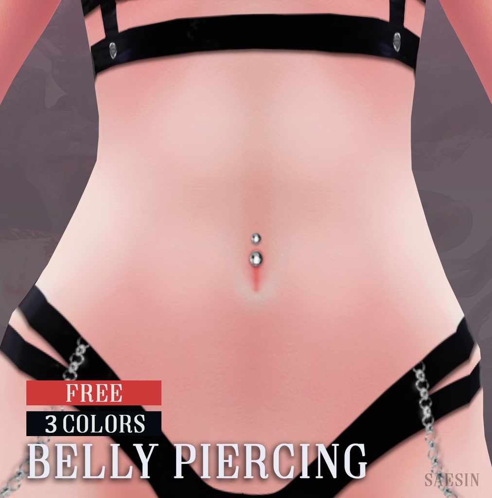 【FREE】 Belly Piercing • 3 Colors