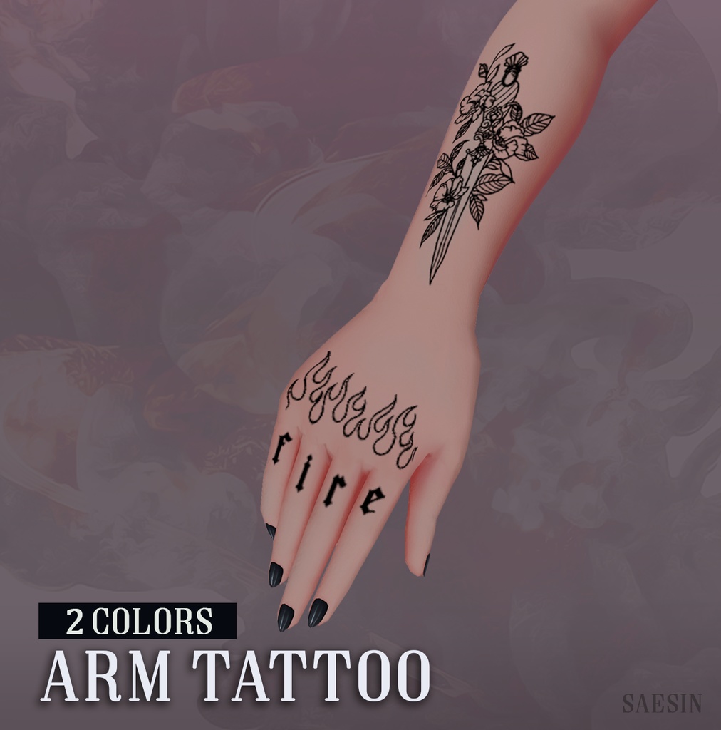 Arm Tattoo • Black and White