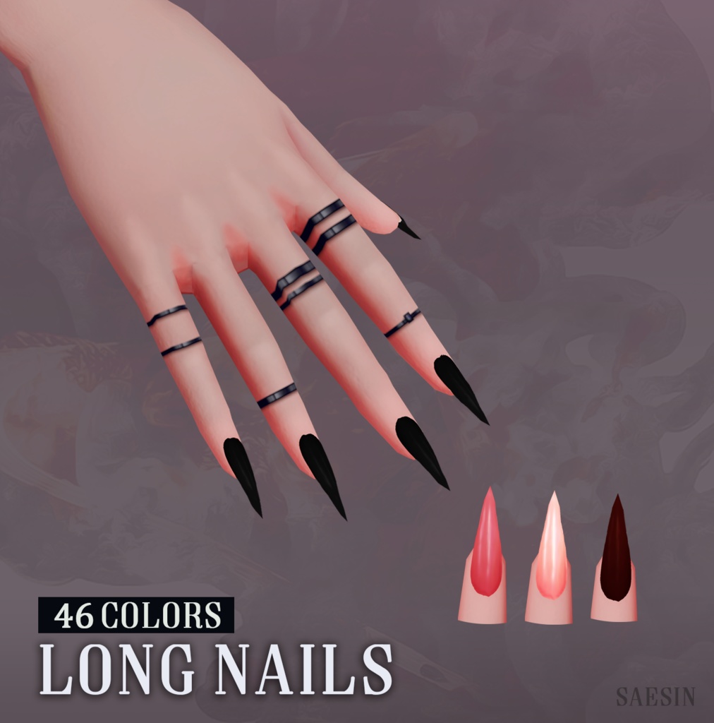 Long Nails • 46 Colors