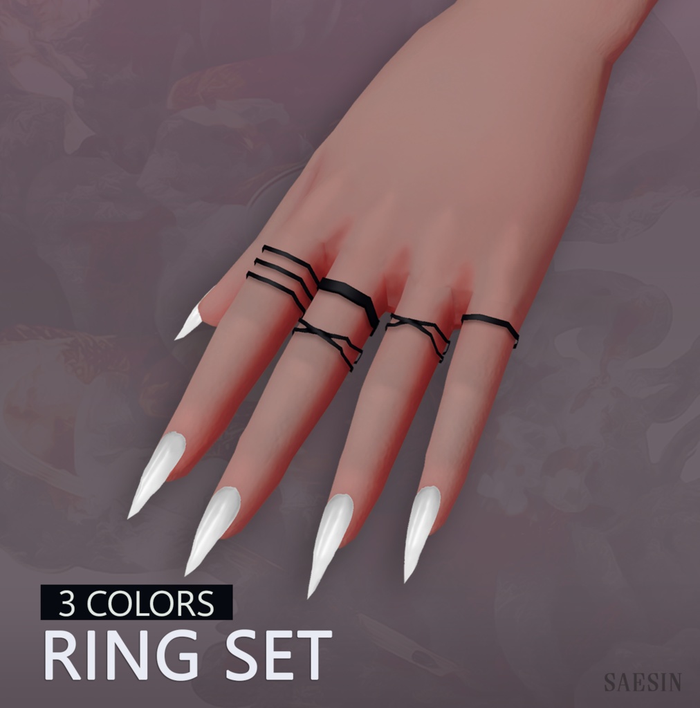 Rings Set • 3 Colors