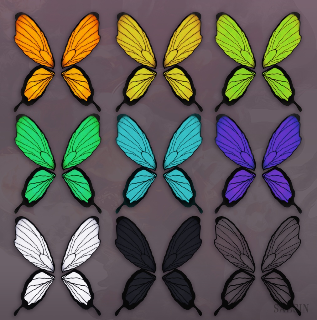 Butterfly Wings • 17 Colors