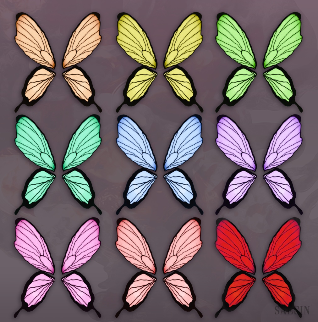 Butterfly Wings • 17 Colors