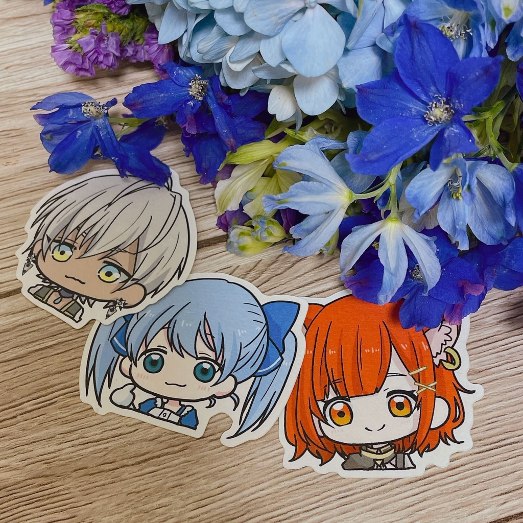 かなちーくず、なんもしてねぇダイカットシール