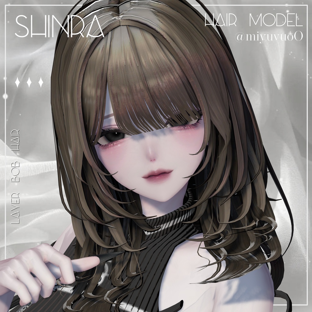 ♥【 𝐘𝐔𝐘𝐔 】𝐋𝐚𝐲𝐞𝐫 𝐁𝐨𝐛 𝐡𝐚𝐢𝐫 𝟎𝟏