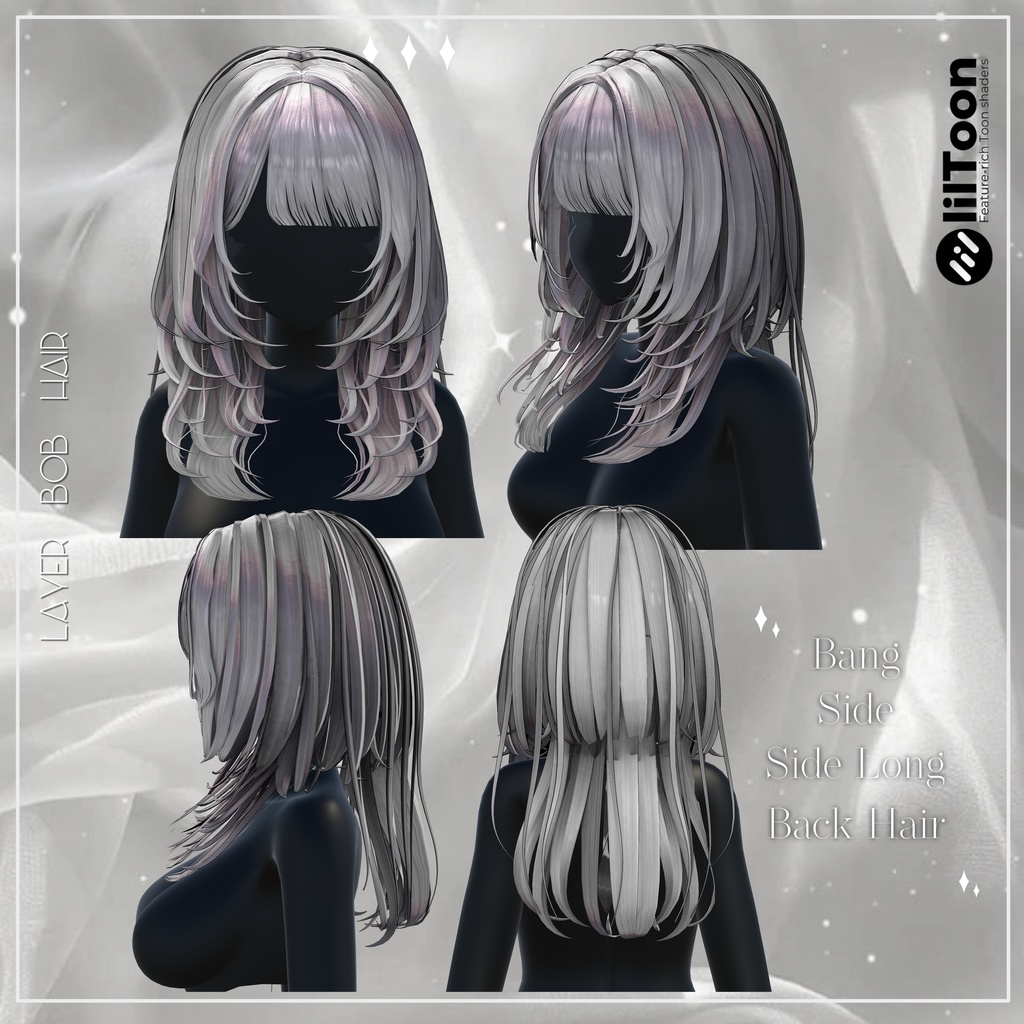 ♥【 𝐘𝐔𝐘𝐔 】𝐋𝐚𝐲𝐞𝐫 𝐁𝐨𝐛 𝐡𝐚𝐢𝐫 𝟎𝟏