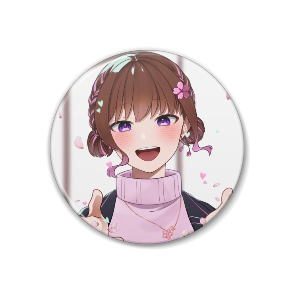 桜咲 風菜~華ビヨリver.~ 缶バッジ