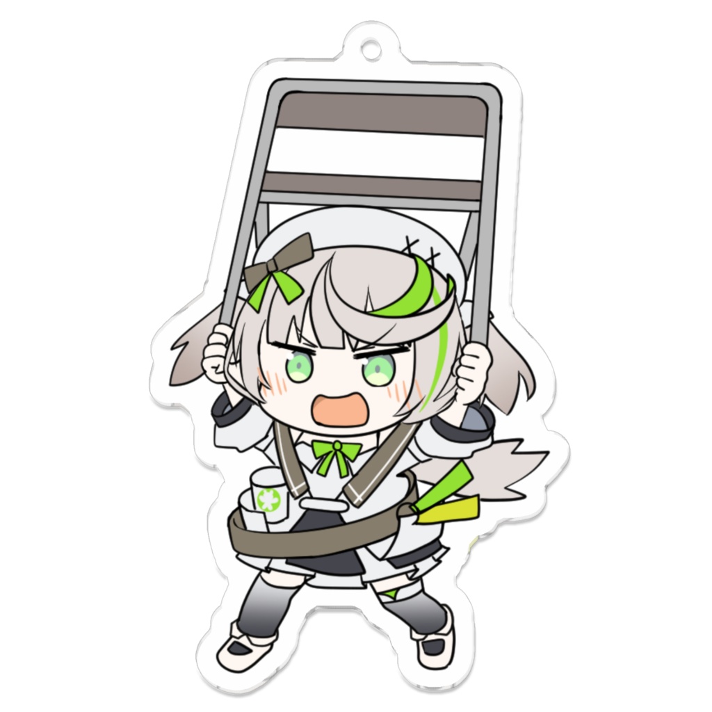 綿咲もか アクリルキーホルダー (パイプイス)