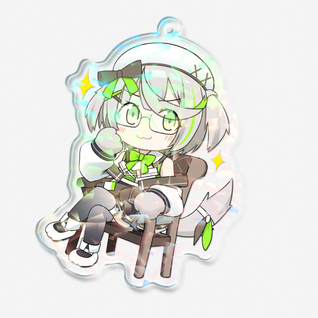 綿咲もか ホログラムアクリルキーホルダー