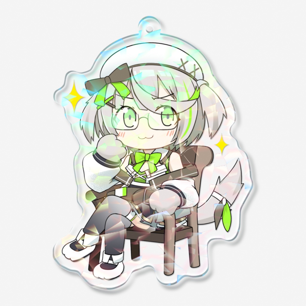 綿咲もか ホログラムアクリルキーホルダー