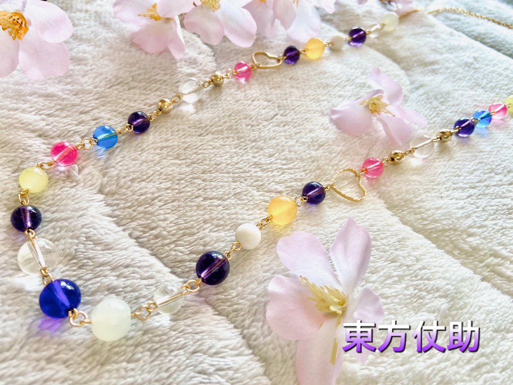 JOJOカラー ロングネックレス