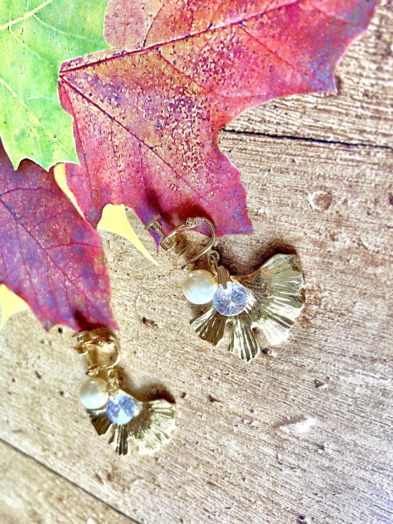 イチョウの想い出 ピアス/イヤリング