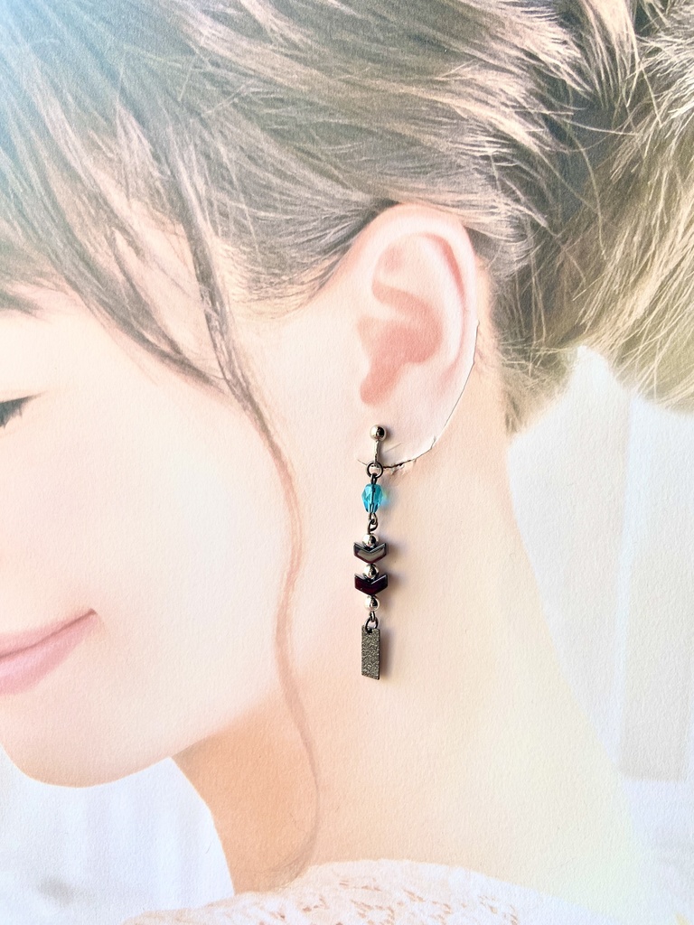 孫六兼元イメージ ピアス/イヤリング