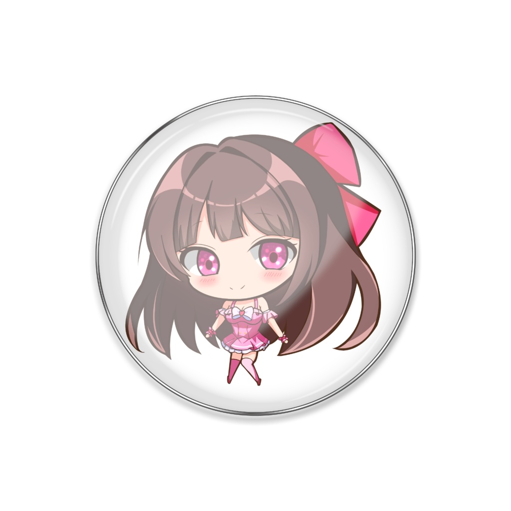 「口谷亜夜YouTube看板娘ミニキャラ」ピンバッジ