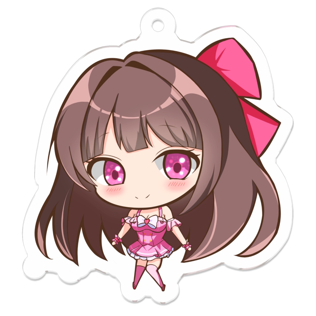 「口谷亜夜YouTube看板娘ミニキャラ」アクリルキーホルダー