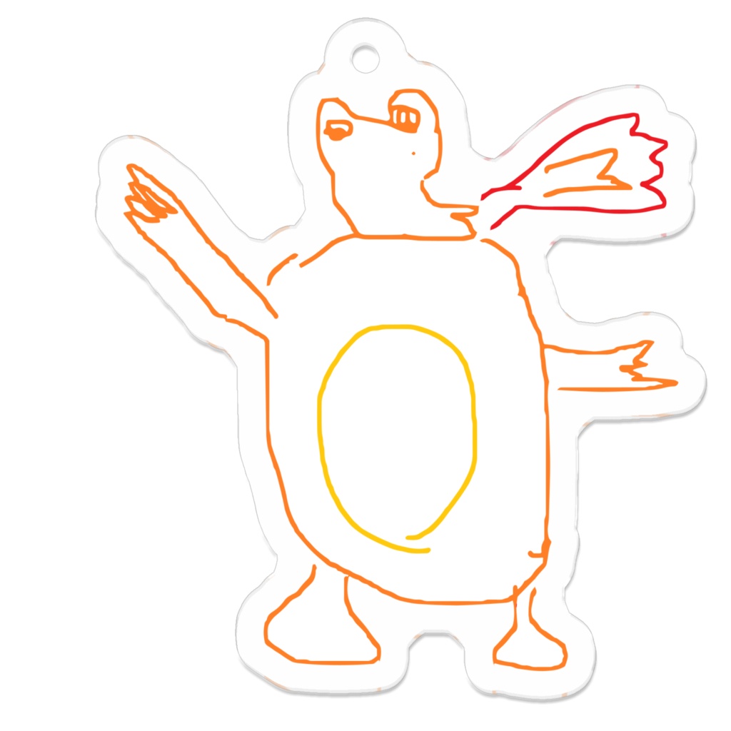 ヒトカゲくんアクキー