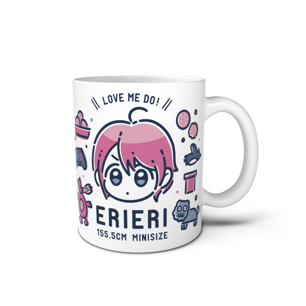 えりえり３周年マグカップ【ver-A】