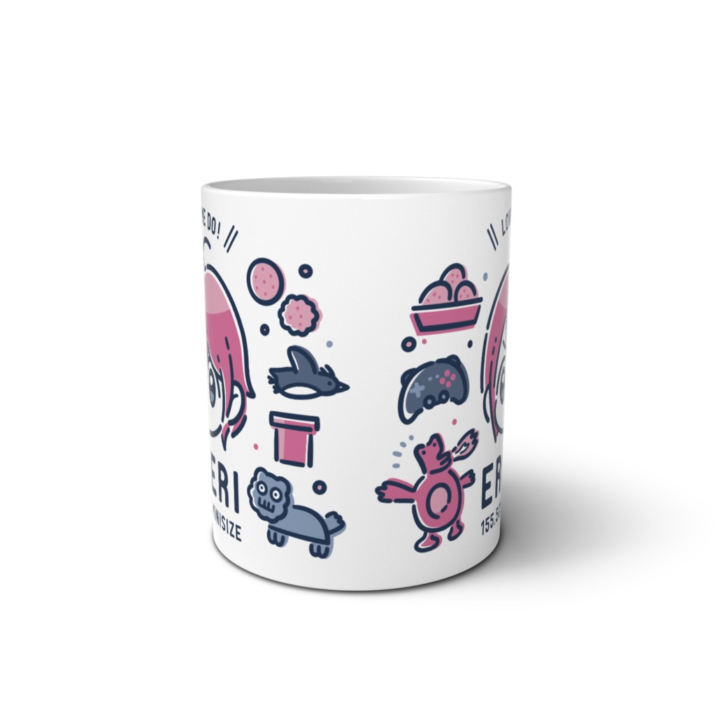 えりえり3周年マグカップ【ver-A】