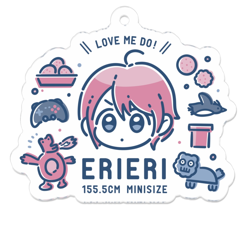 えりえり3周年アクキー【ver-A】