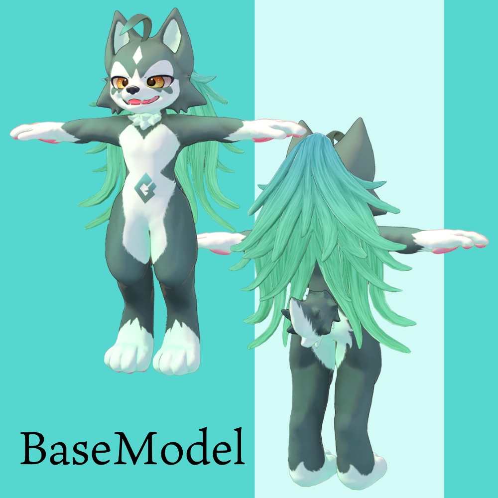 【VRchat向けオリジナルモデル】Hasugi(ハスギ)