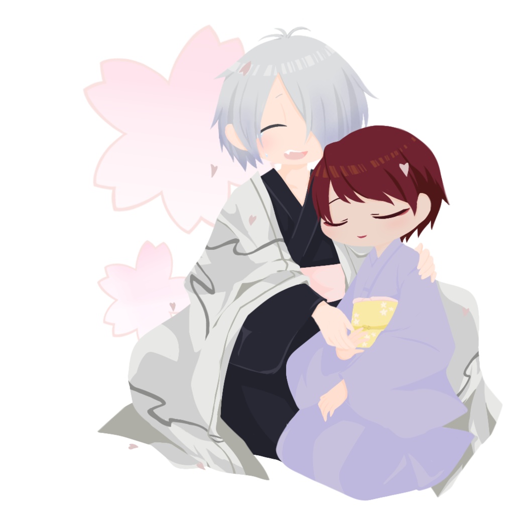 目岩の桜フレークアクキー