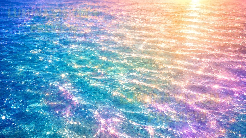 Morning Tide — 朝の光へ — 「朝の光は、静かに世界を染めていく。」 LV-007 / Lumina Vision ✧ デジタルアート・壁紙