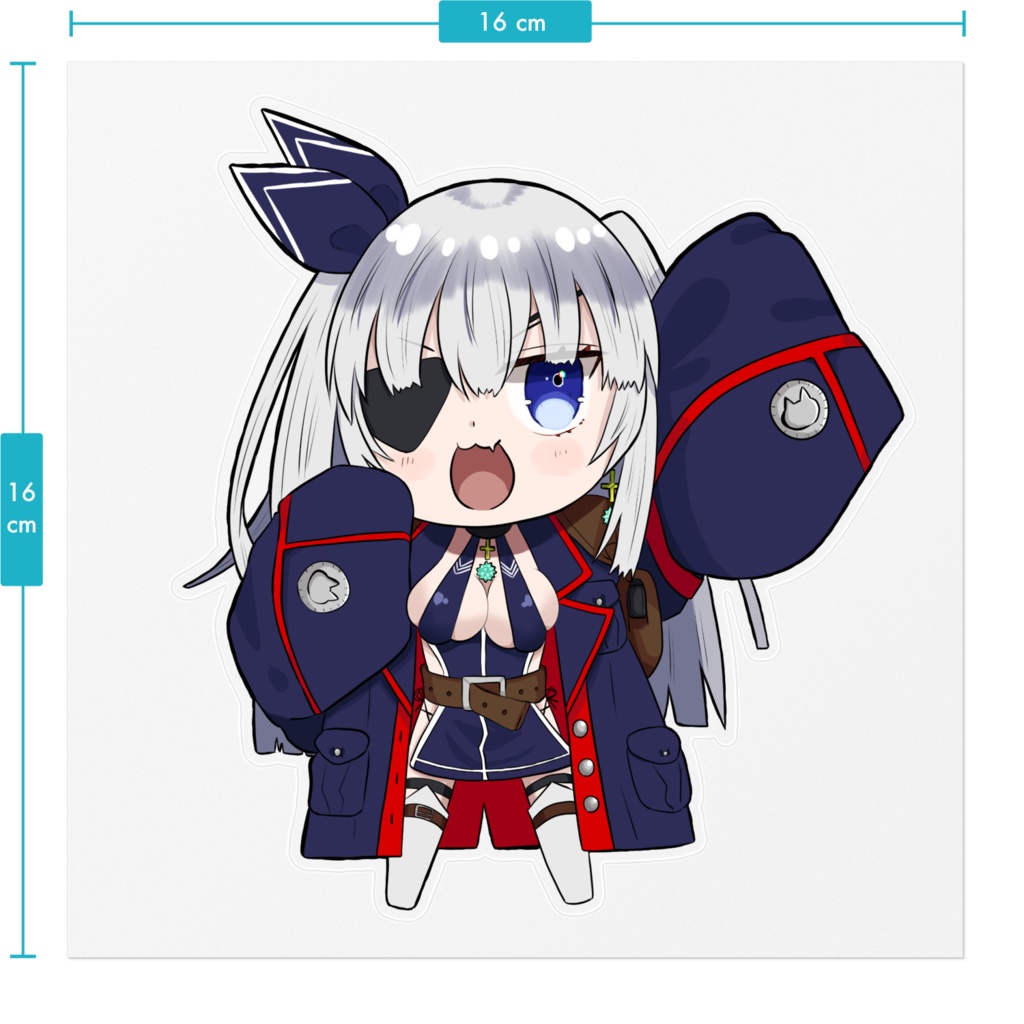 炬灯ちゃん ステッカー