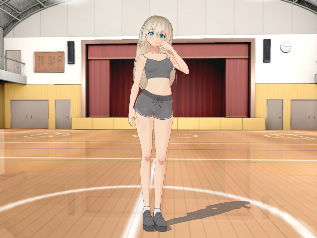 Vroid Free 3D Model - 🟡Blonde Girl