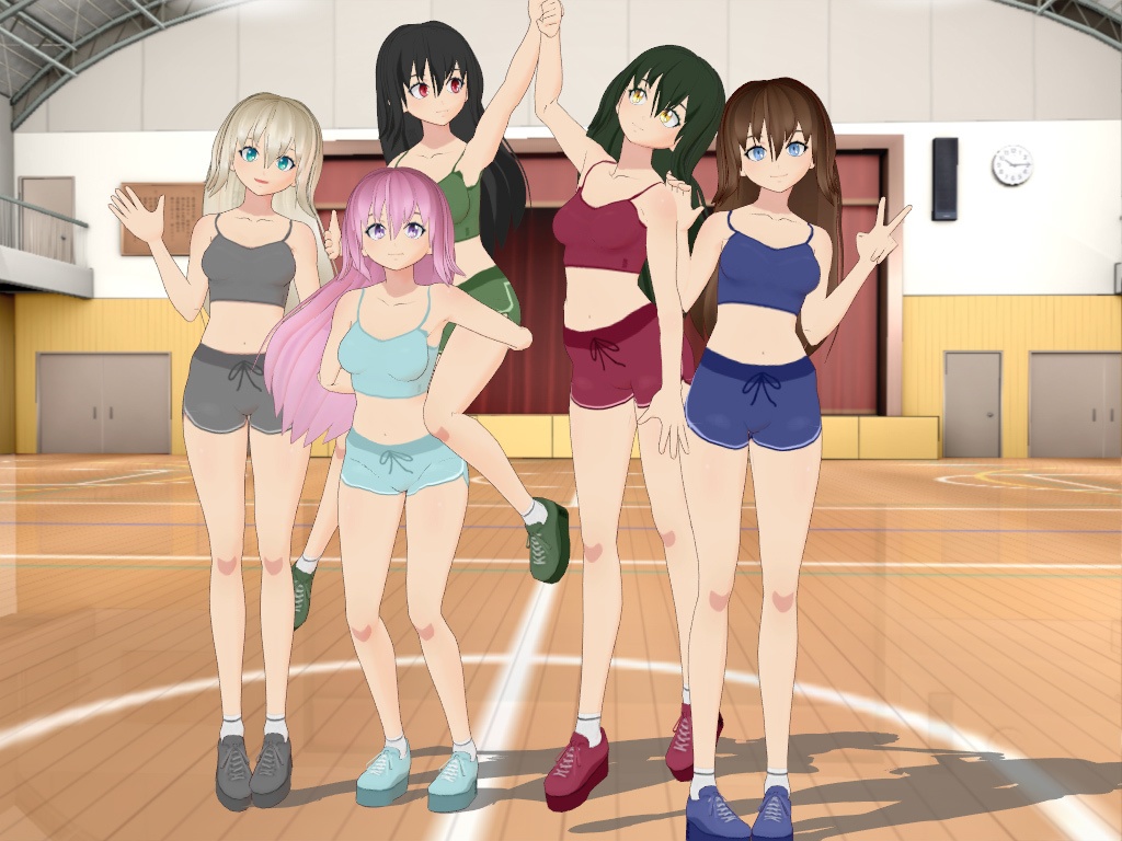 Pack Vroid Female - Free 3D Models