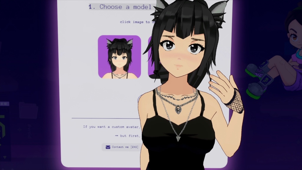 Vroid Free 3D Model - Nekochan😻