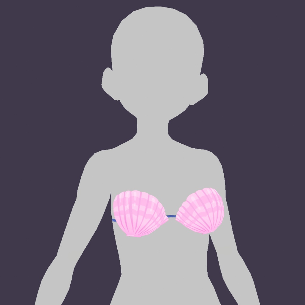 Mermaid Shells - Vroid body texture 🧜♀️