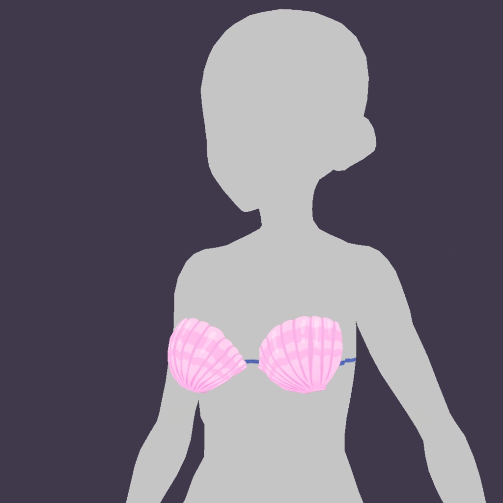 Mermaid Shells - Vroid body texture 🧜♀️