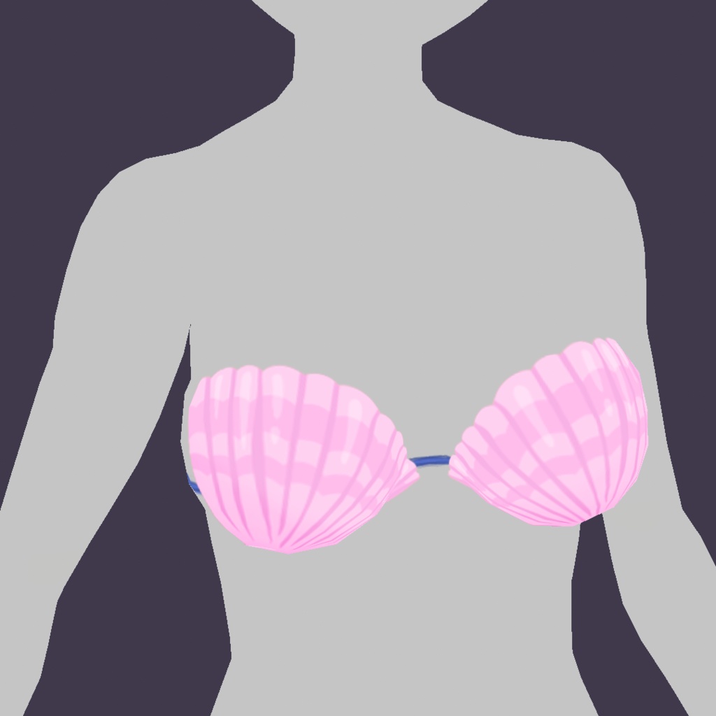 Mermaid Shells - Vroid body texture 🧜‍♀️