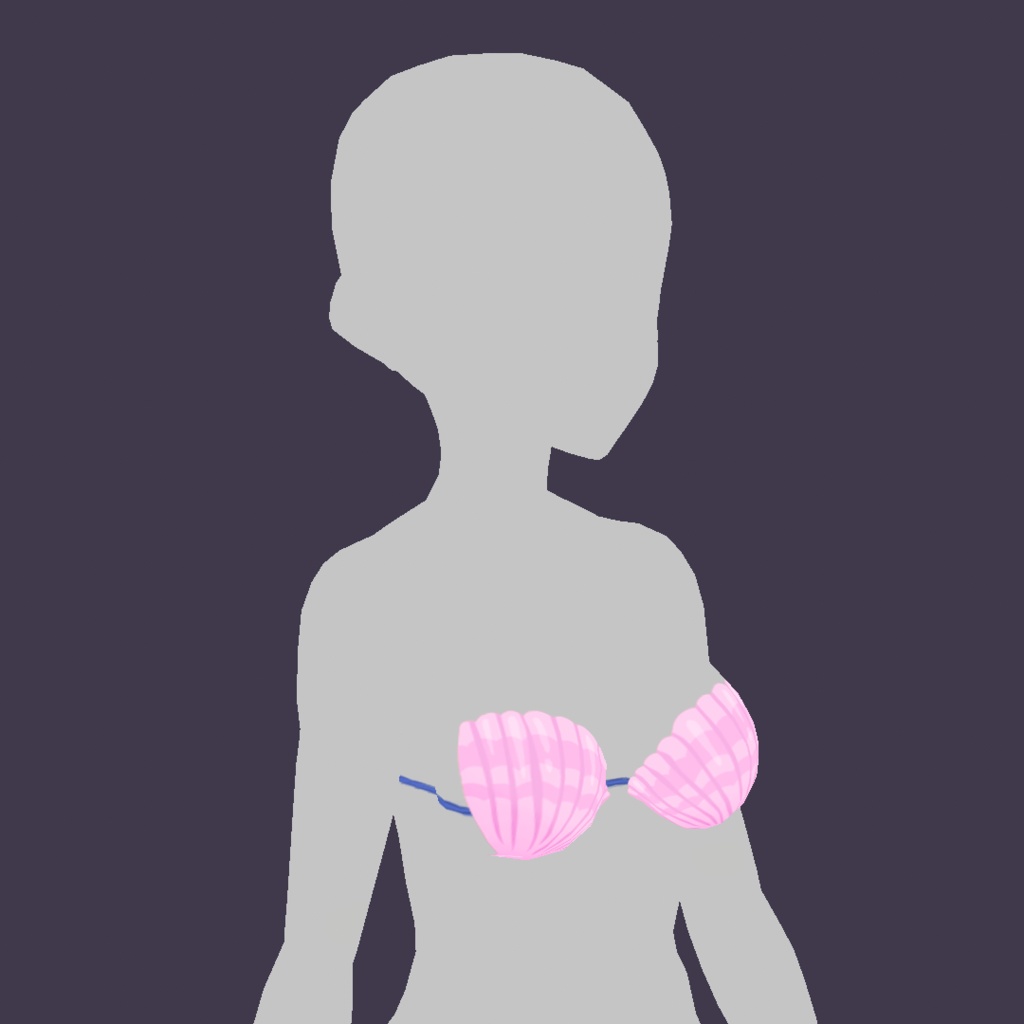 Mermaid Shells - Vroid body texture 🧜♀️
