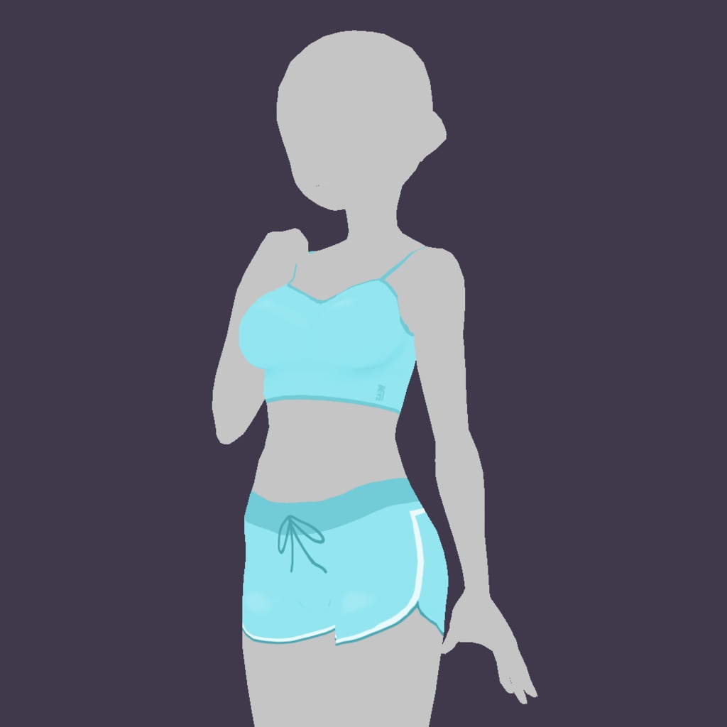 Vroid Cloth - Basic Gym Outfit ๐ง