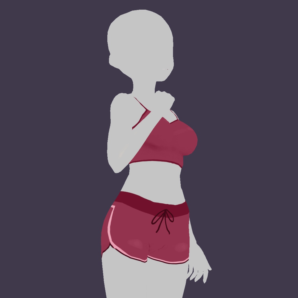 Vroid Cloth - Basic Gym Outfit ๐ด
