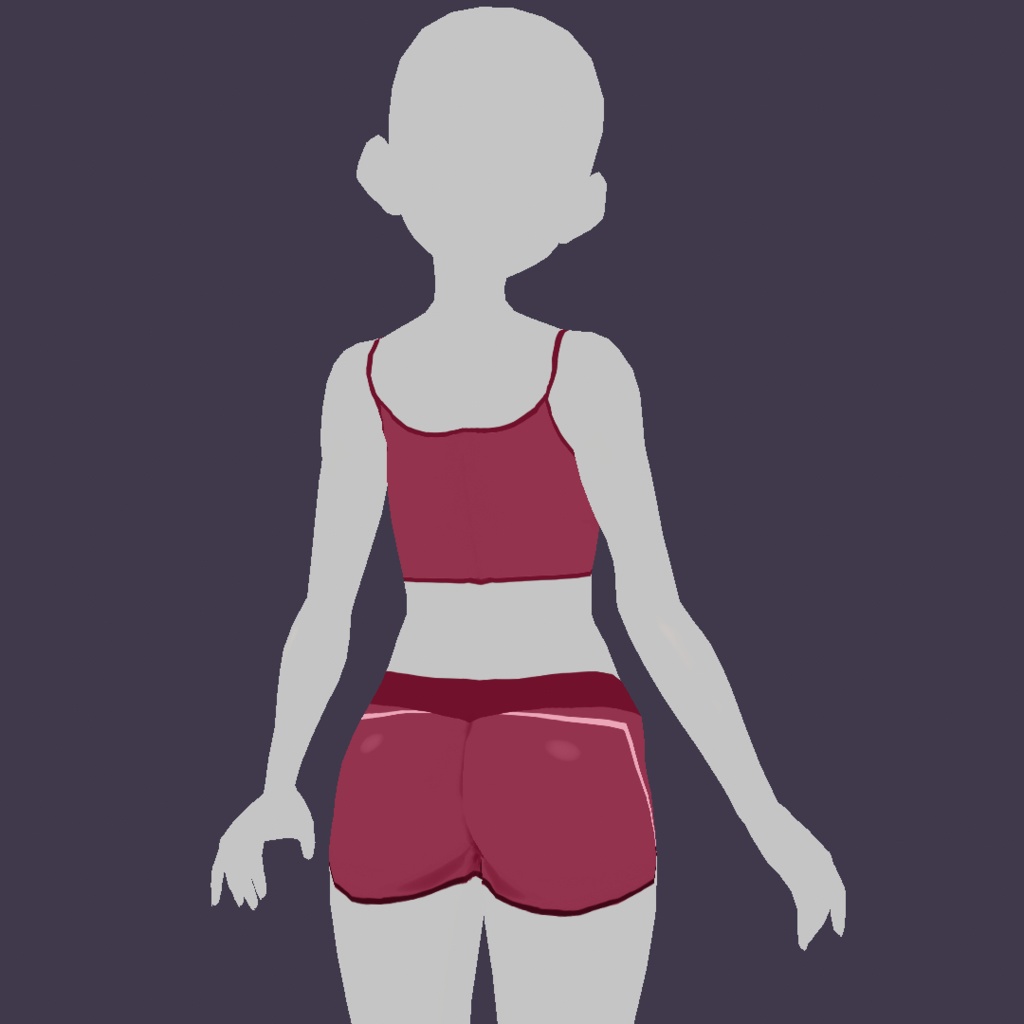 Vroid Cloth - Basic Gym Outfit ๐ด