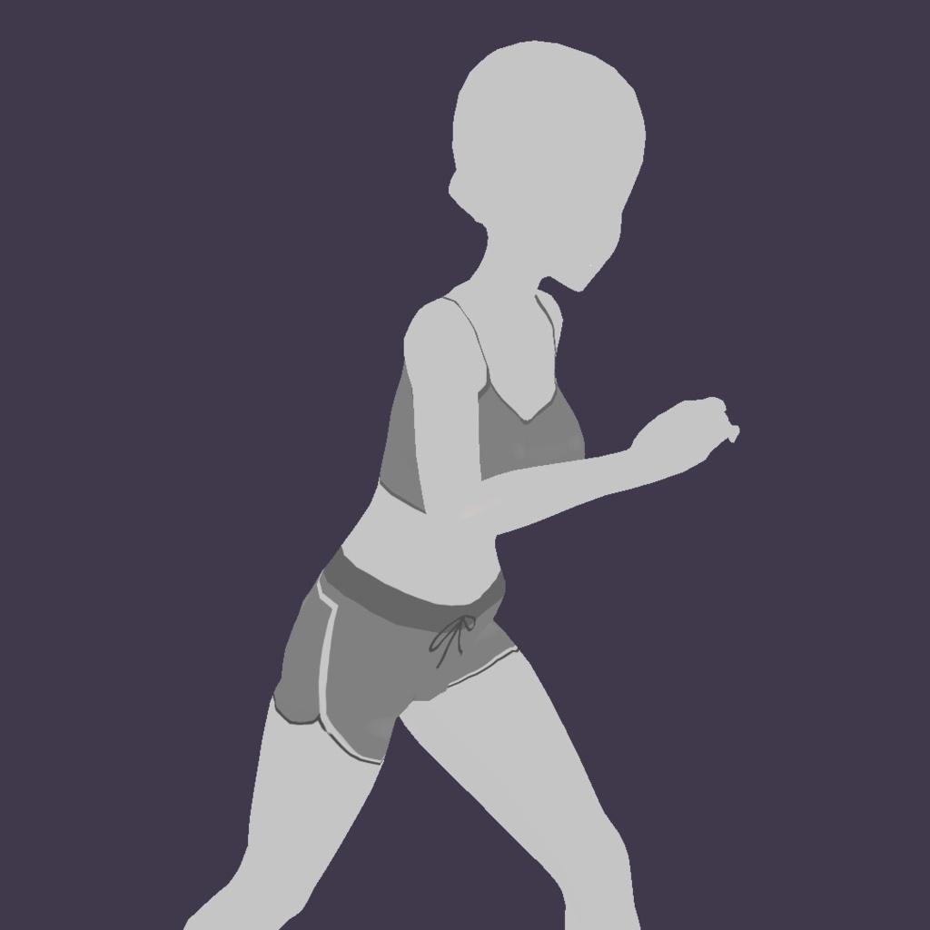 Vroid Clothing- Basic Gym 💿