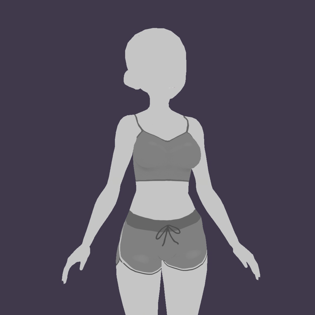 Vroid Clothing- Basic Gym 💿