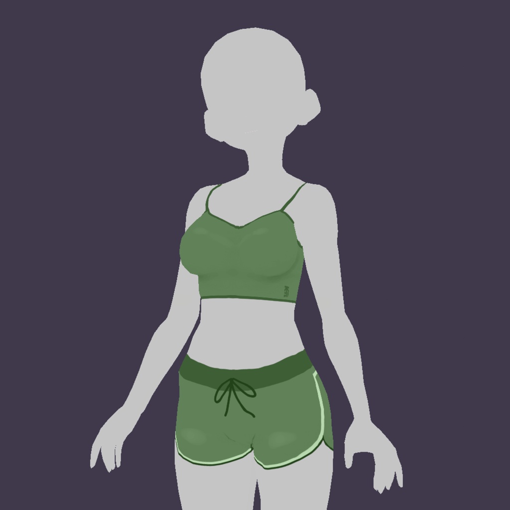 Vroid Outfit - Basic Gym ๐ข