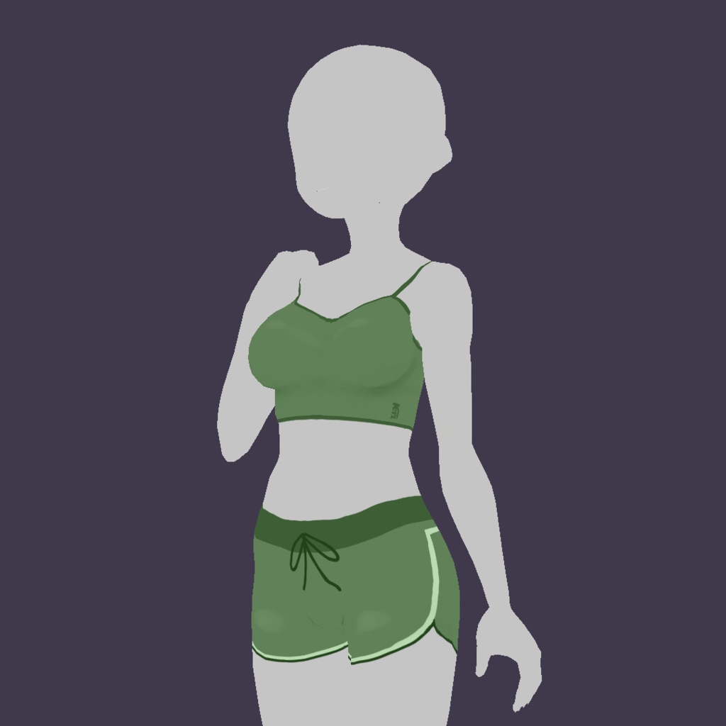 Vroid Outfit - Basic Gym ๐ข