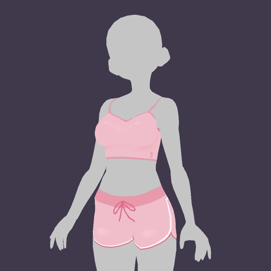 Vroid Basic Gym Outfit ๐ธ