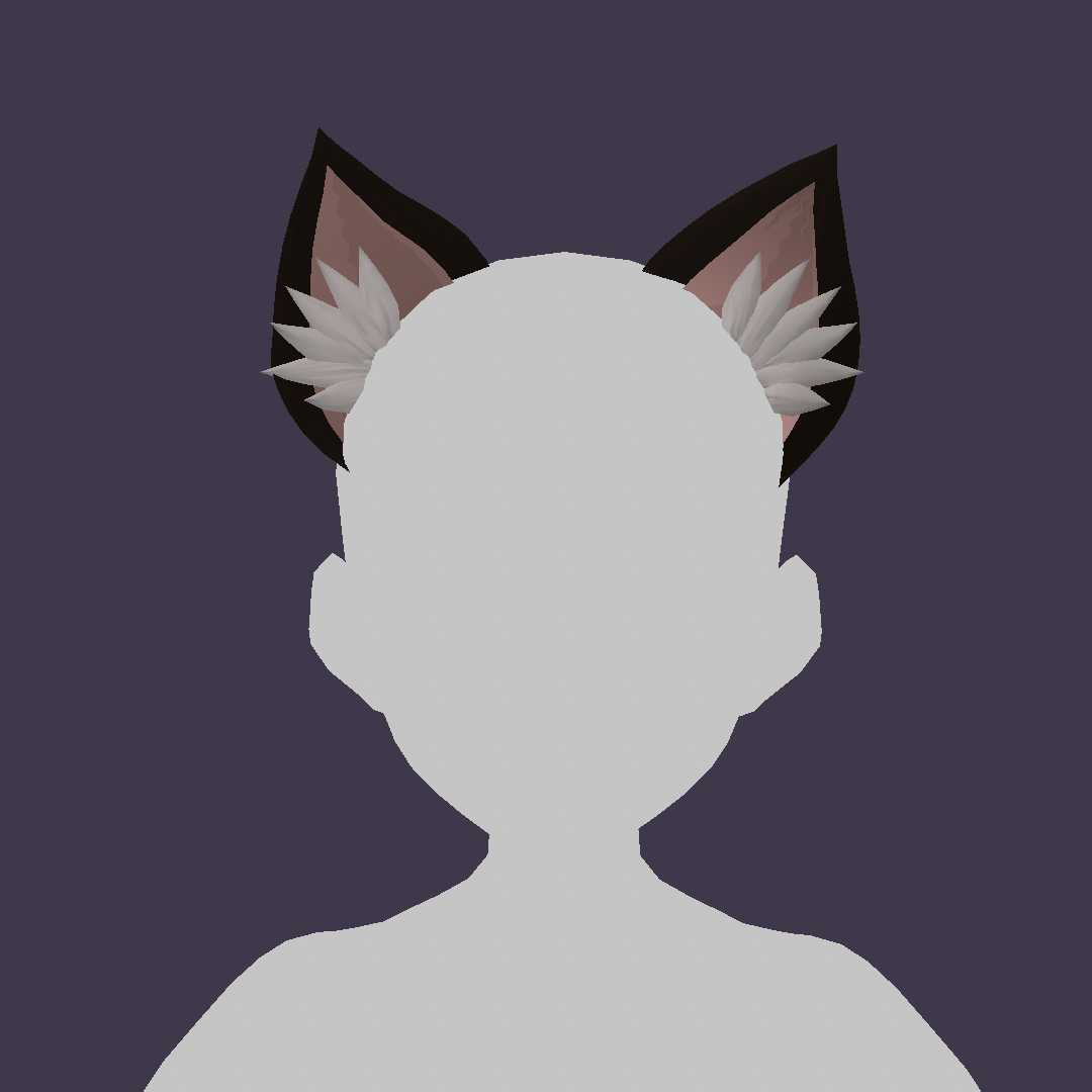 Vroid Cat Ears Preset Kitzoomer BOOTH