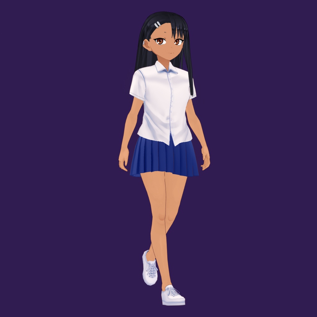 Vroid 3d model Nagatoro Uniform .vrm .pmx