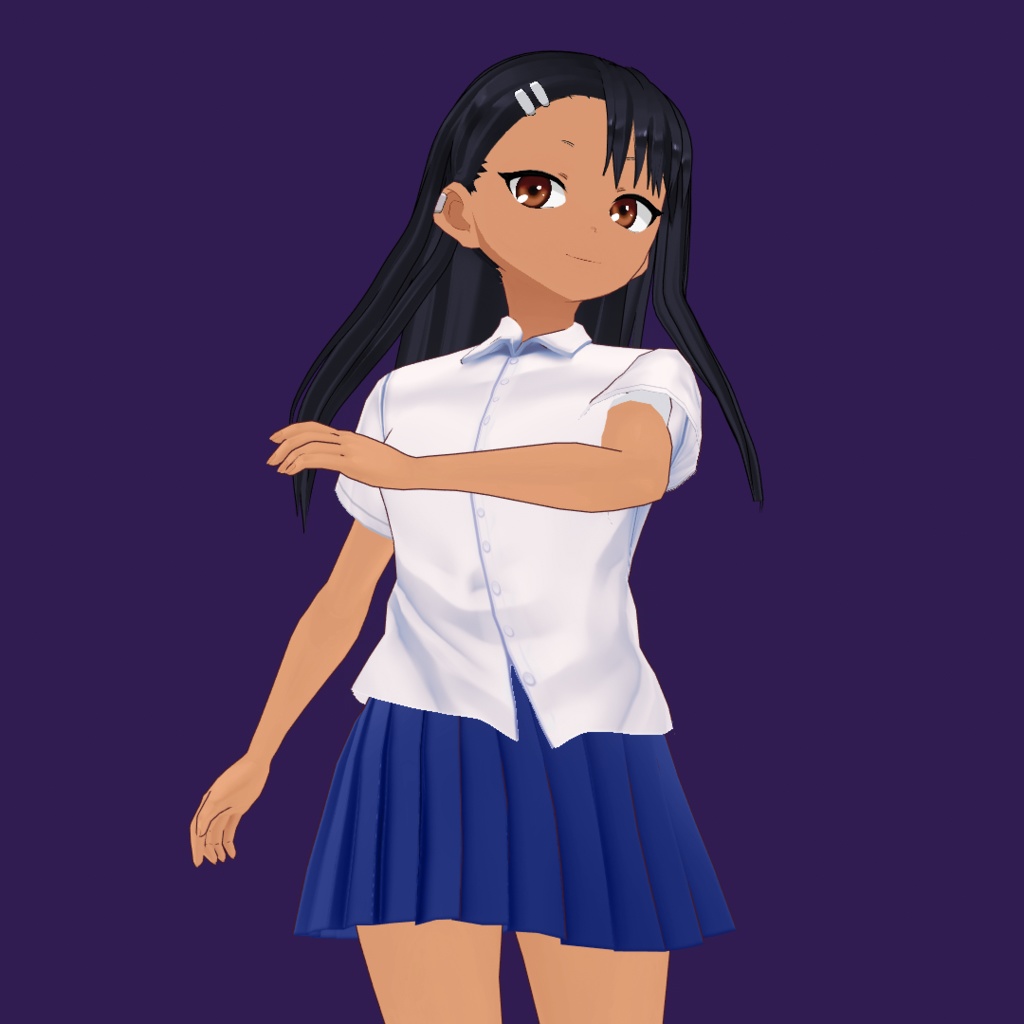Vroid 3d model Nagatoro Uniform .vrm .pmx