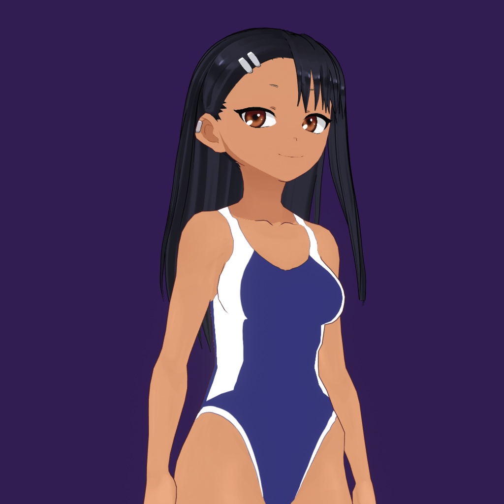Vroid 3d model Nagatoro Swimsuit .vrm .pmx