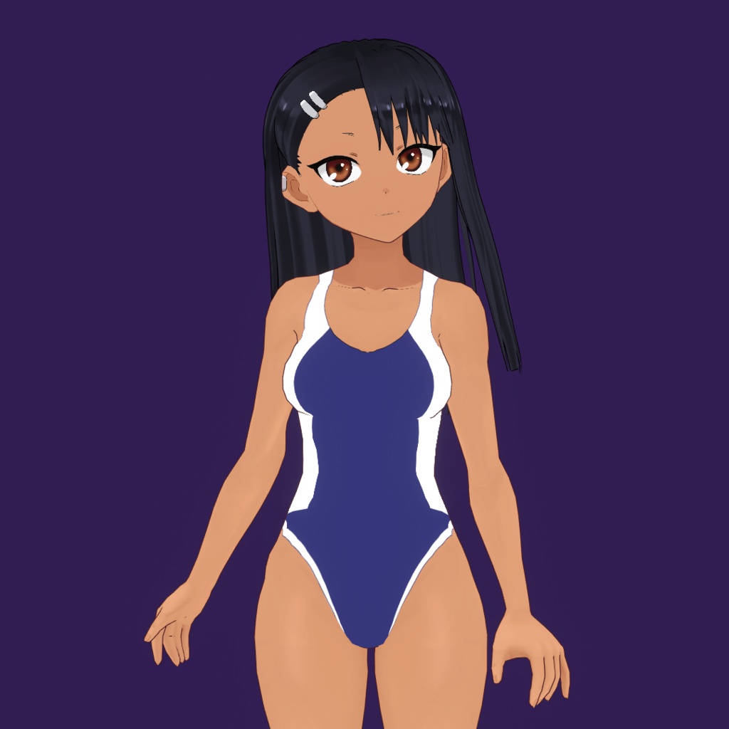 Vroid 3d model Nagatoro Swimsuit .vrm .pmx