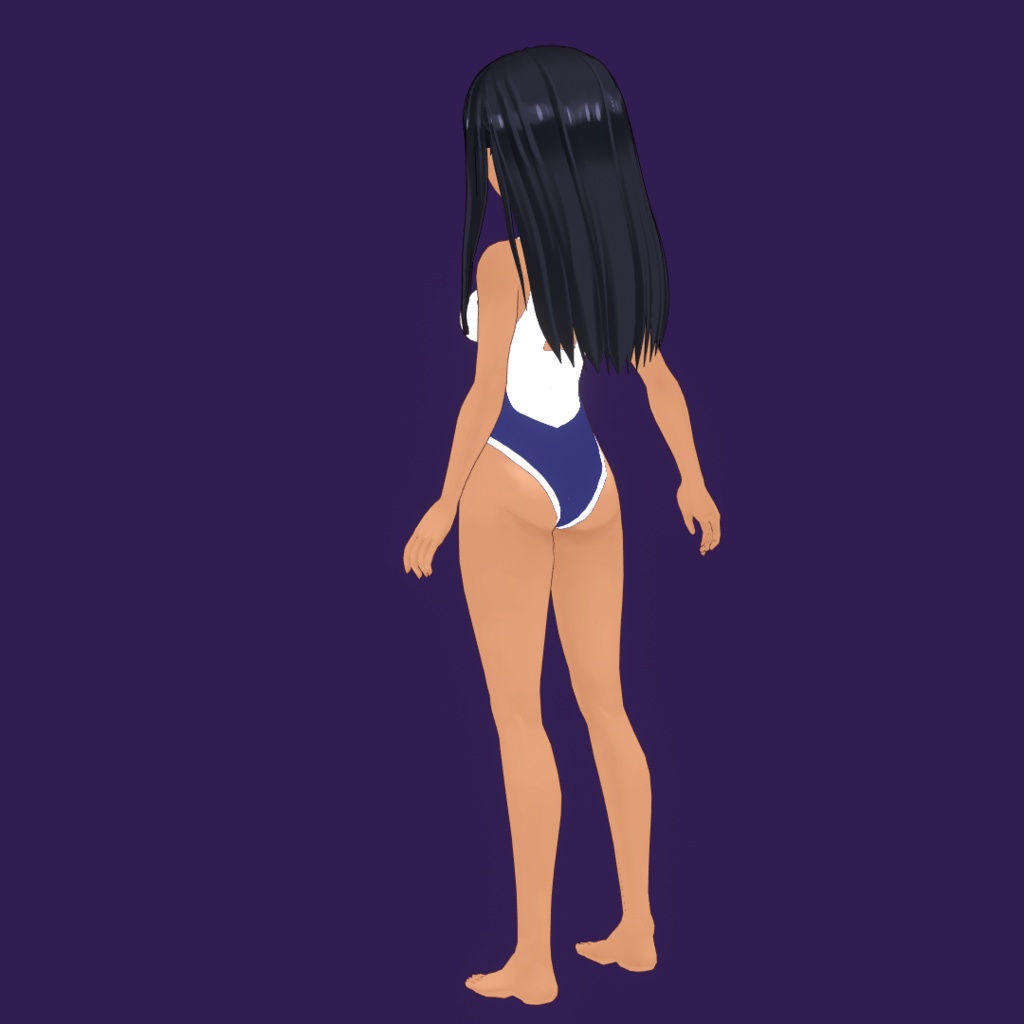 Vroid 3d model Nagatoro Swimsuit .vrm .pmx