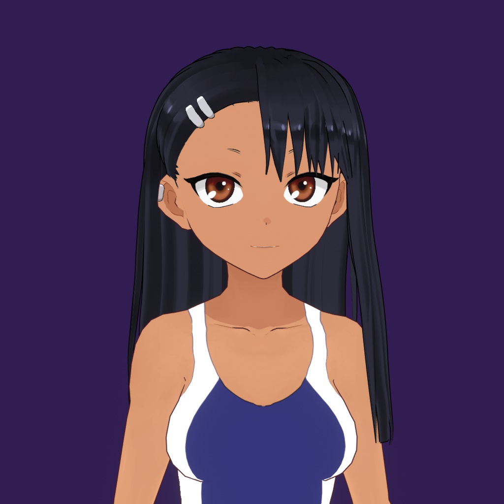 Vroid 3d model Nagatoro Swimsuit .vrm .pmx