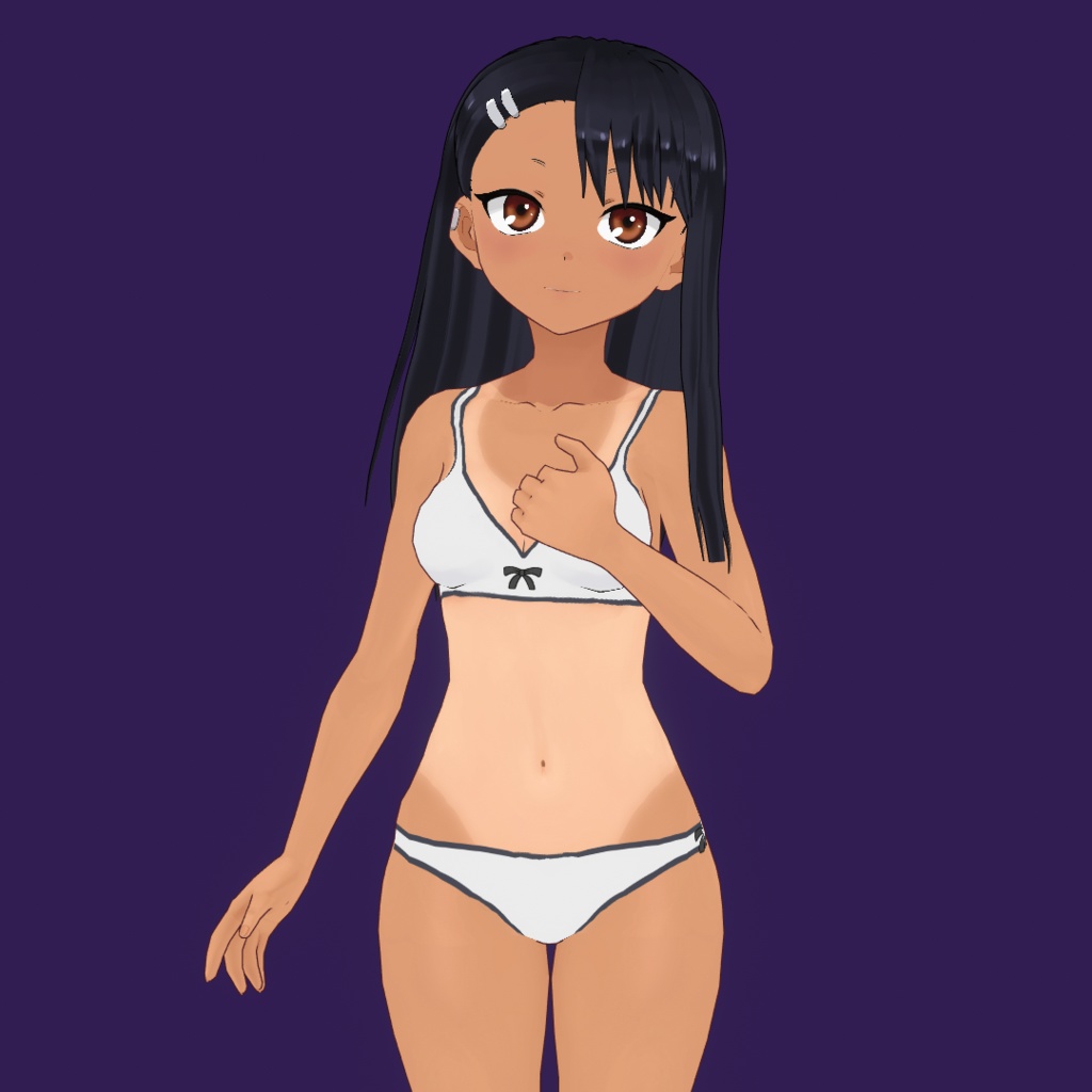 Vroid 3d model Nagatoro Bikini .vrm .pmx