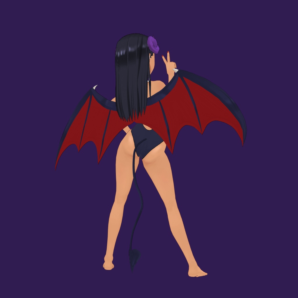 Vroid 3d model Magatoro .vrm .pmx